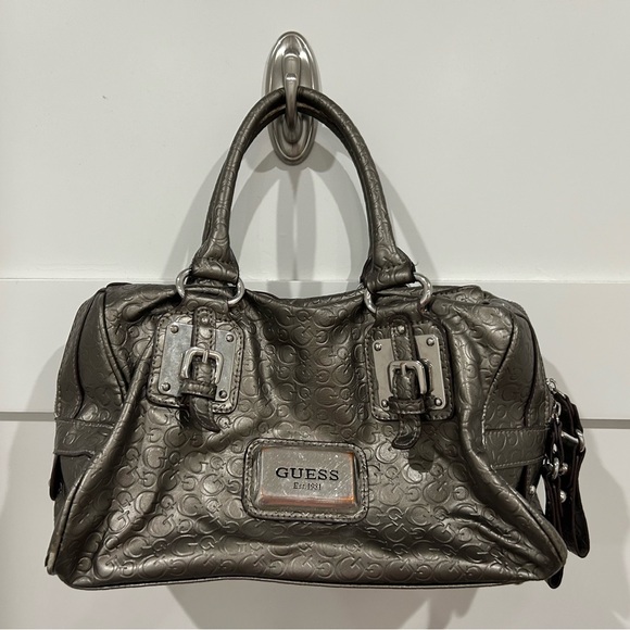 Guess Handbags - Guess Platinum Satchel
